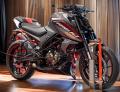 Die am Sommer erhältliche Rieju NKD 125 R Naked ist ein futuristisch anmutendes,